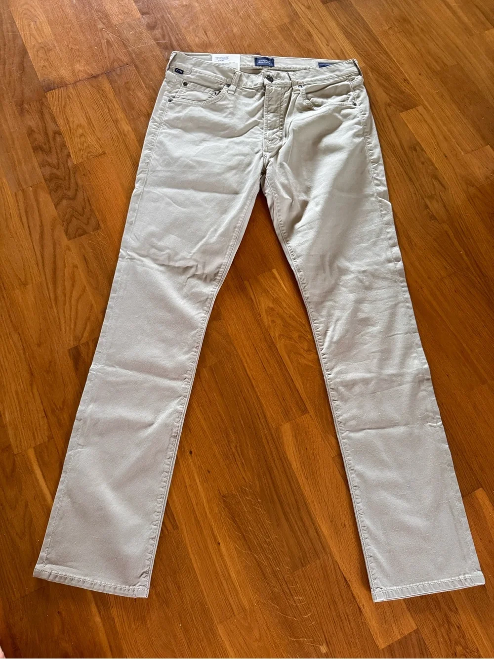 MENS CITIZENS OF HUMANITY GAGE CLASSIC STRAIGHT ITALIAN CANVAS CUT JEANS SIZE 32